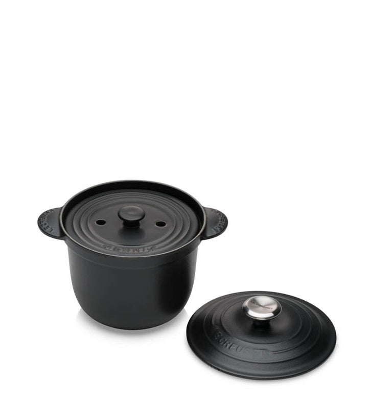 Le Creuset Cuiseur à Riz / Cocotte Every - Tradition - Noir Mat - ø 18 cm / 2 litres