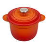 Le Creuset Cuiseur à Riz / Cocotte Every - Tradition - Orange Rouge - ø 18 cm / 2 litres