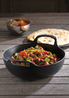 Poêle Wok / Plat Balti Le Creuset - Noir Mat - ø 24 cm / 2,7 litres - revêtement antiadhésif émaillé