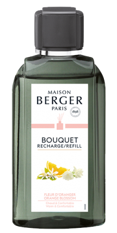 Recharge Maison Berger - pour bâtonnets parfumés - Fleur d'Oranger - 200 ml