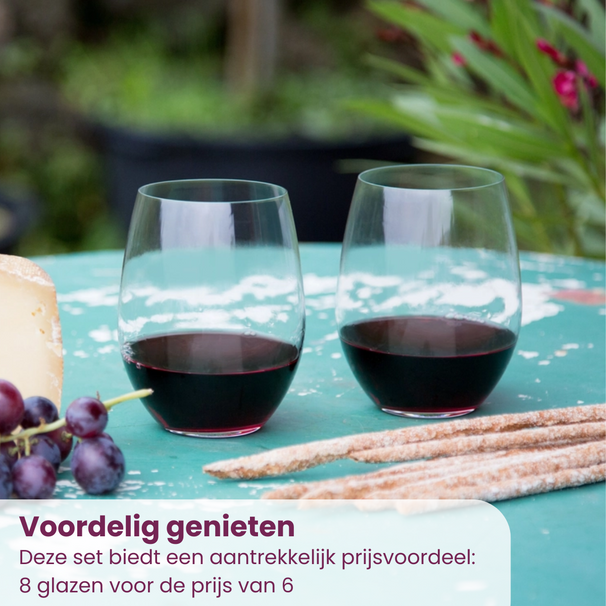 Riedel Rode Wijnglazen O Wine - Cabernet / Merlot - 600 ml - Pay 6 Get 8