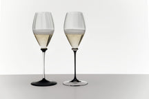 Riedel Champagneglas Fatto A Mano Performance - Zwarte Voet - 375 ml