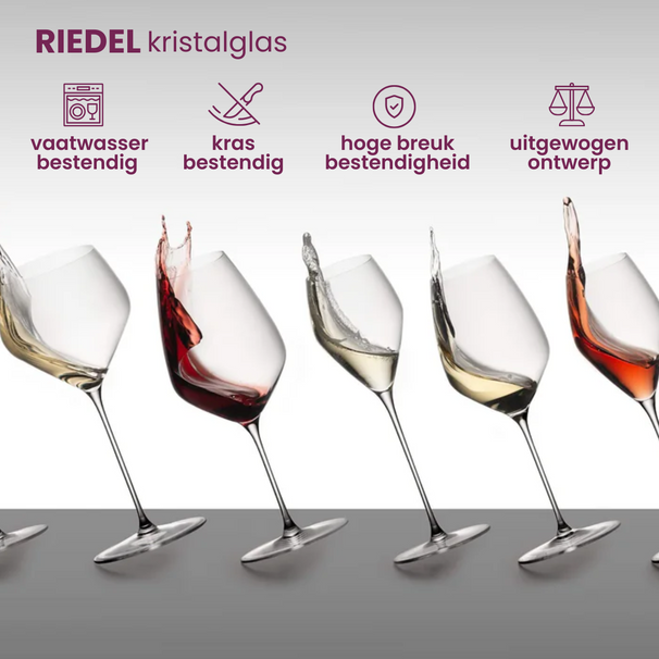 Riedel Witte Wijnglazen Vinum - Chardonnay / Montrachet - 600 ml - 2 stuks