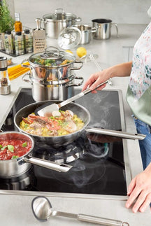 Rosle Koekenpannenset Moments - RVS - ø 20 & 28 cm - standaard anti-aanbaklaag