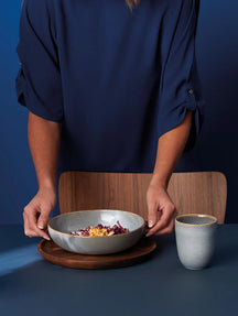 ASA Selection Diepe Borden / Pastaborden Saisons Denim ø 21 cm - 4 Stuks