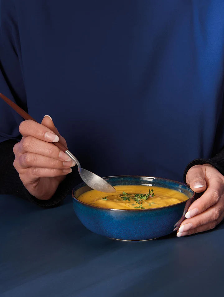 ASA Selection Serviesset Saisons - Midnight Blue - 18 delig / 6 personen - 6 dinerborden, 6 ontbijtborden en 6 kommen