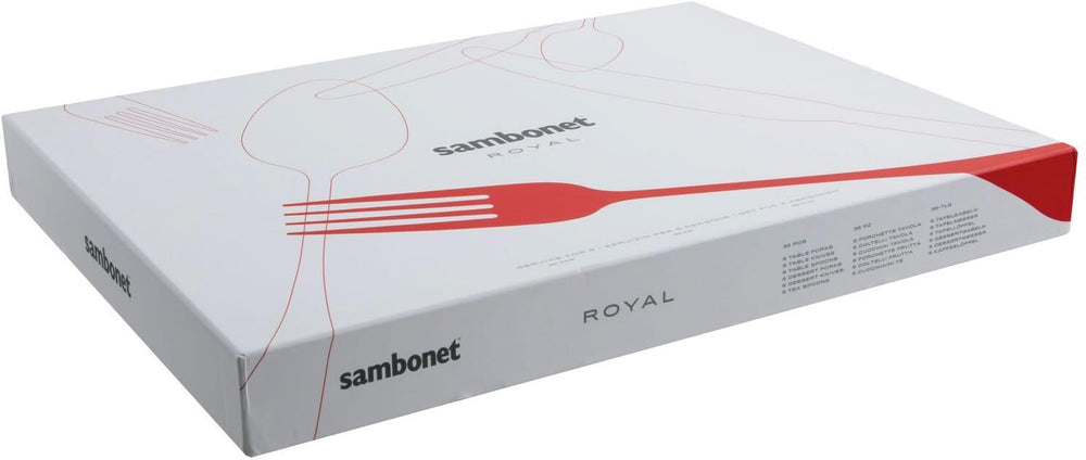 Sambonet Bestekset Royal - Zwart - 36 delig / 6 personen