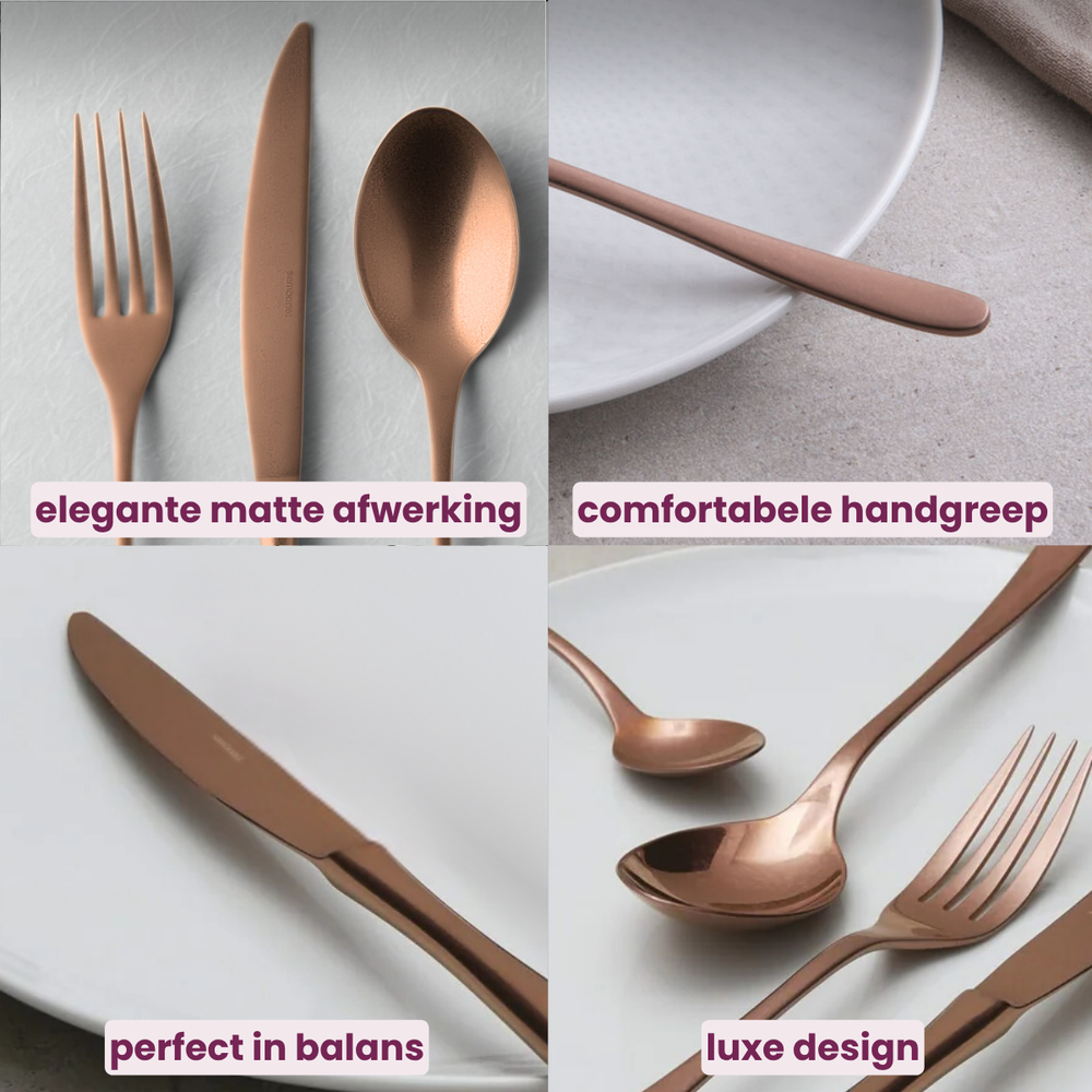 Sambonet Bestekset Taste Mirror - RVS - 4 Delig / 1 persoon