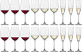 Schott Zwiesel Set de verres à vin Classico (verres à vin rouge, verres à vin blanc et verres à champagne) - ensemble de 12 pièces