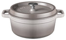 Sola Braadpan met deksel Gietijzer - Grijs - ø 28 cm / 5 Liter - geëmailleerde anti-aanbaklaag