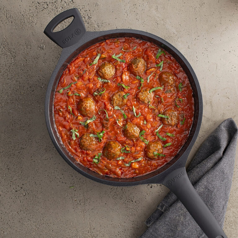 Sola Hapjespan met deksel Ceramic Deluxe - Inductie geschikt - Keramische anti-aanbaklaag - ø 28 cm