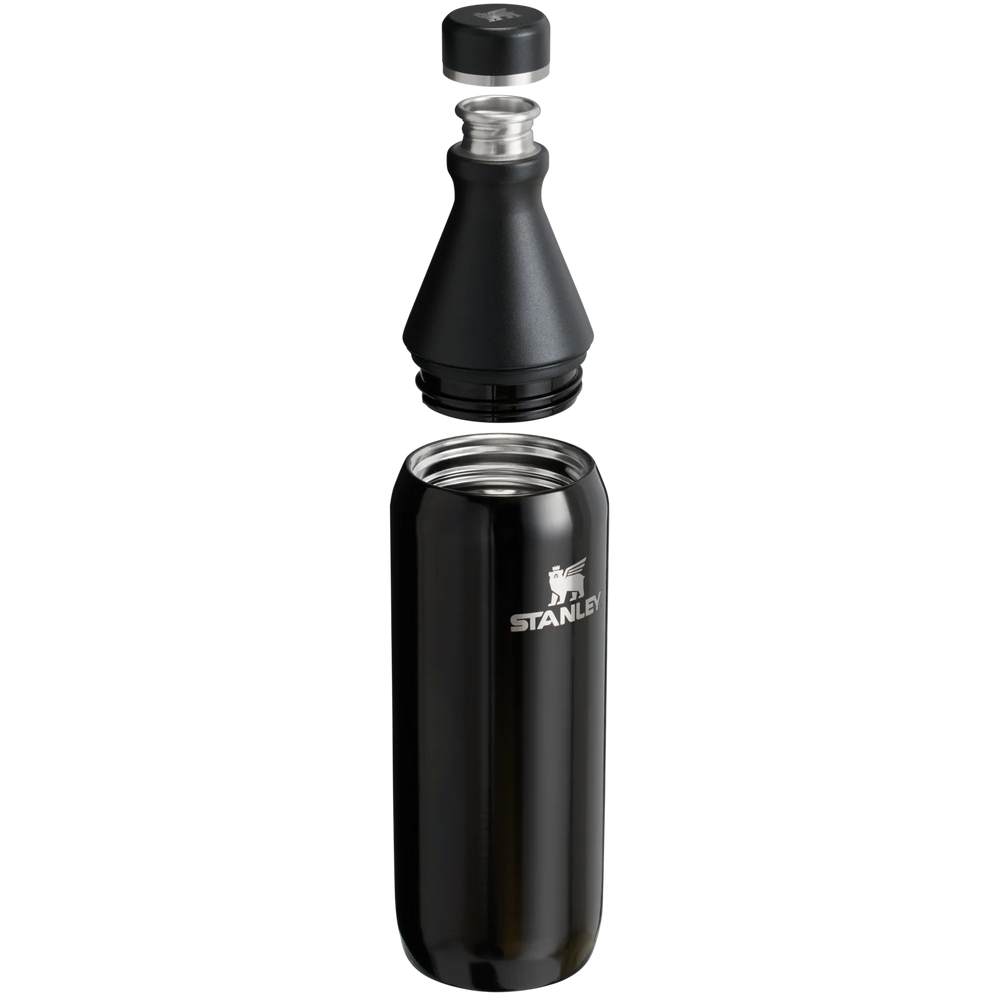 Stanley Drinkfles - Waterfles - The All Day Slim Bottle - Black - 600 ml