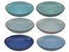 Assiettes à pâtes Studio Tavola Ocean Blue ø 23 cm - 6 pièces