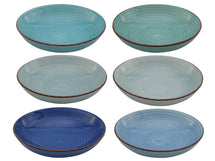 Studio Tavola Assiettes à pâtes Ocean Blue ø 23 cm - 6 pièces