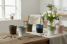 Studio Tavola Koffiekopjes - Senseo Kopjes - Wind - 200 ml - 6 stuks