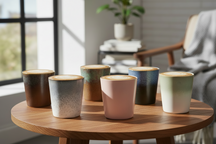 Studio Tavola Cappuccinokopjes - Koffiebekers - Wind - 300 ml - 6 stuks