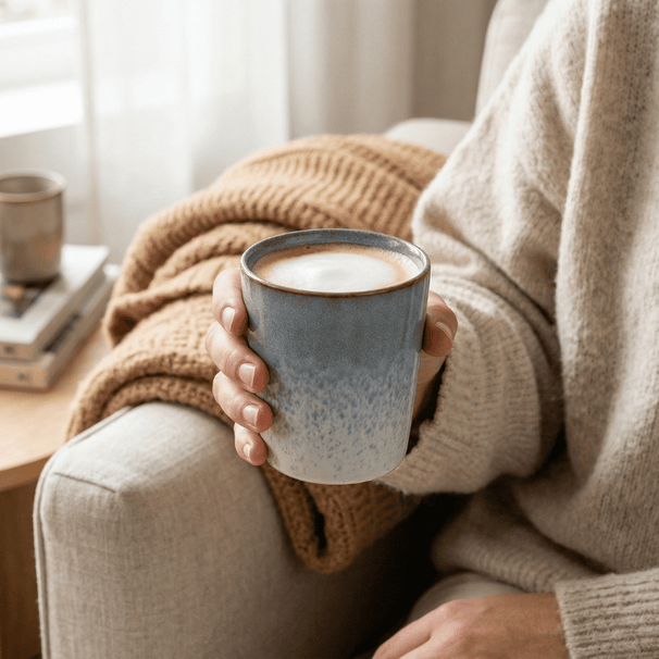 Studio Tavola Cappuccinokopjes - Koffiebekers - Wind - 300 ml - 6 stuks