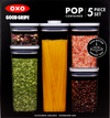 Ensemble de bocaux de stockage OXO Good Grips POP 2.0 5 pièces