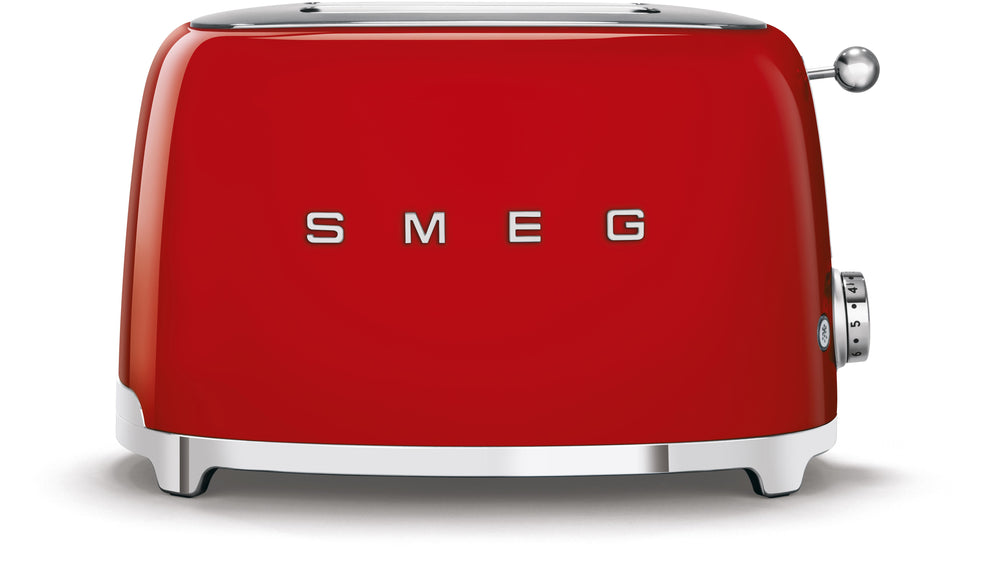 SMEG Broodrooster - 2 sleuven - rood - TSF01RDEU