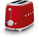 SMEG Broodrooster - 2 sleuven - rood - TSF01RDEU