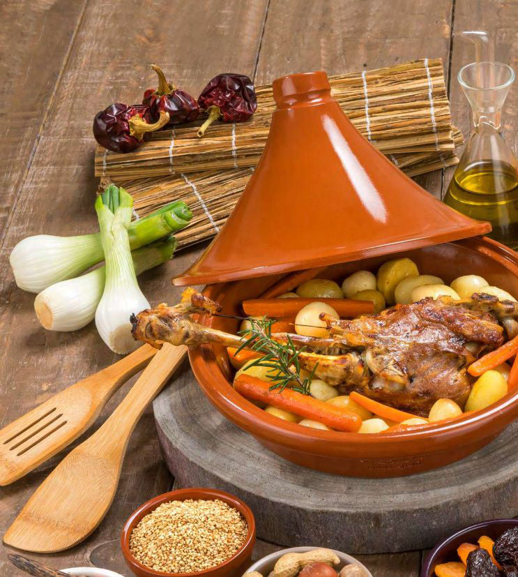 Cookinglife Tajine Regas - Aardewerk - Terracotta - ø 32 cm / 3 liter