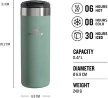 Stanley Thermosfles / Thermosbeker The AeroLight - Shale Metallic - 470 ml