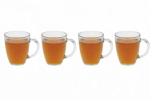 Cookinglife Theeglazen Kunststof - CampVibe - Outdoor - Onbreekbaar - 380 ml - 4 Stuks