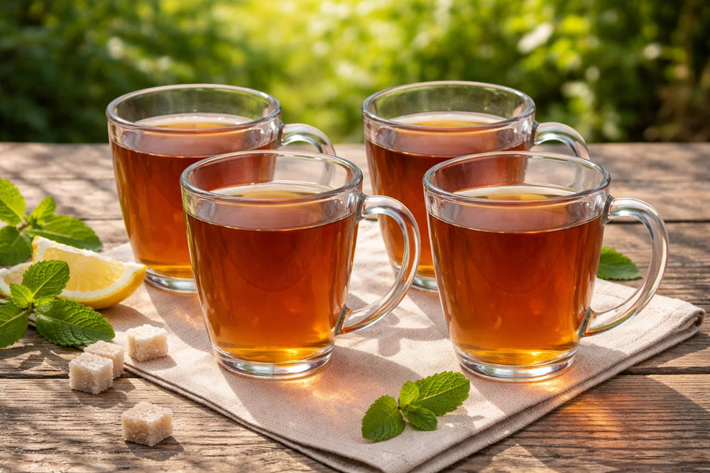 Cookinglife Theeglazen Kunststof - CampVibe - Outdoor - Onbreekbaar - 380 ml - 4 Stuks