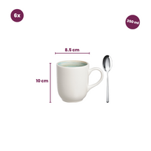 Cosy & Trendy Mokken Turbolino Blauw - 350 ml - 6 stuks