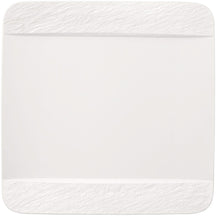 Villeroy & Boch Dinerbord Manufacture Rock - Wit - 28 x 28 cm