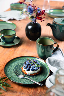 Villeroy & Boch Serviesset Crafted - Breeze Grijs - 6-delig / 2 personen - 2x kopjes, 2x kommen en 2x ontbijtborden