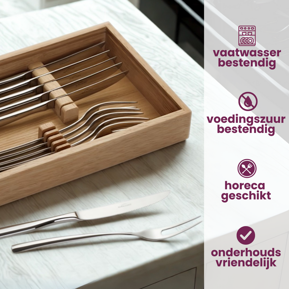 Villeroy & Boch Steakset Piemont - 12-delig