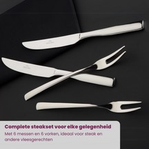 Villeroy & Boch Steakset Piemont - 12-delig