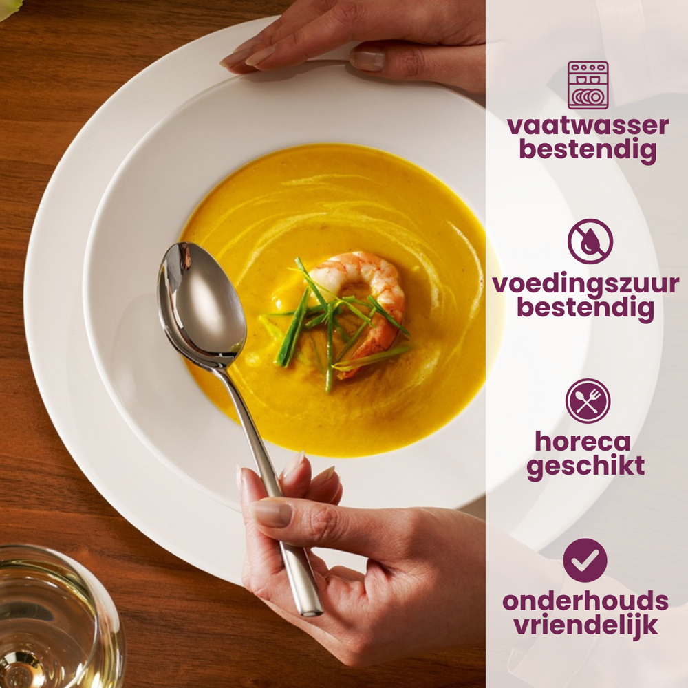 Villeroy & Boch Bestekset Piemont - RVS - 48-delig / 12 personen