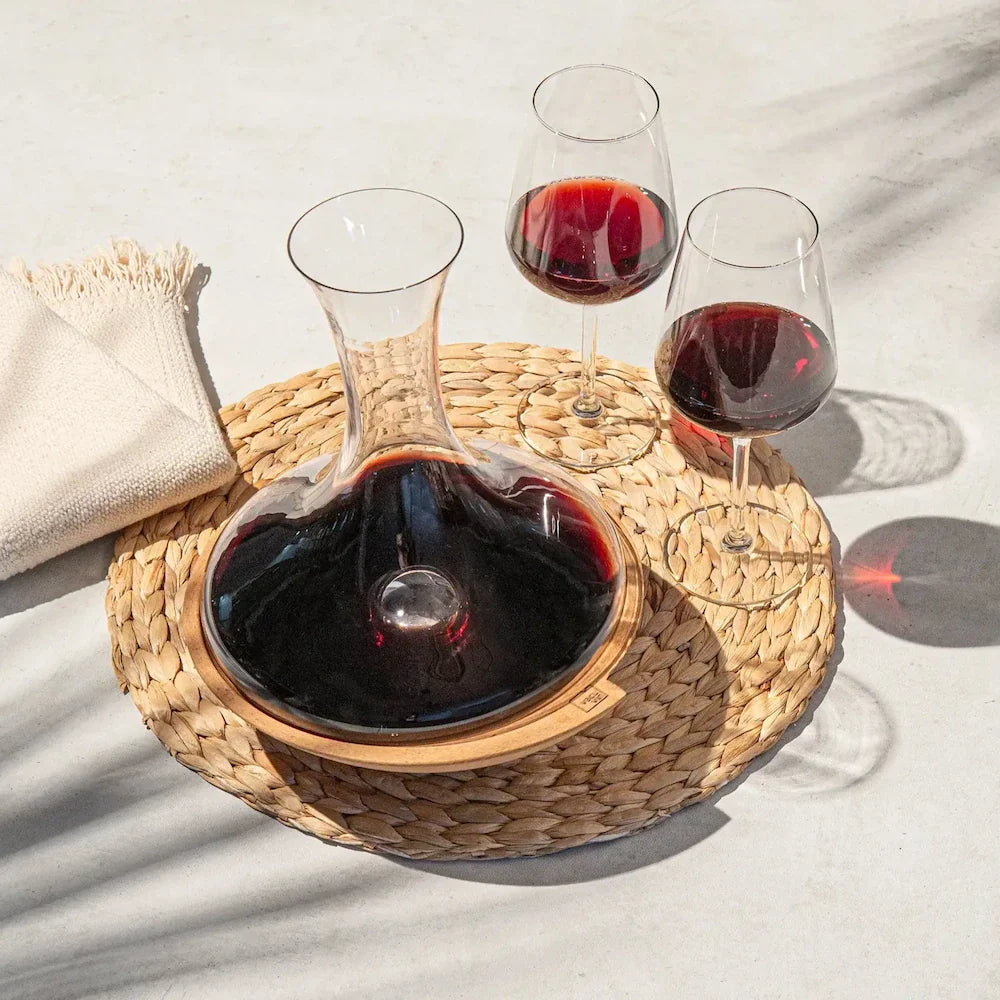 Vacu Vin Decanteerkaraf Swirling Carafe - Kristalglas - 1 liter