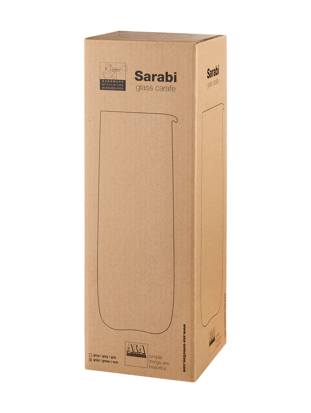 ASA Selection Carafe Sarabi - Vert - 1,2 litres