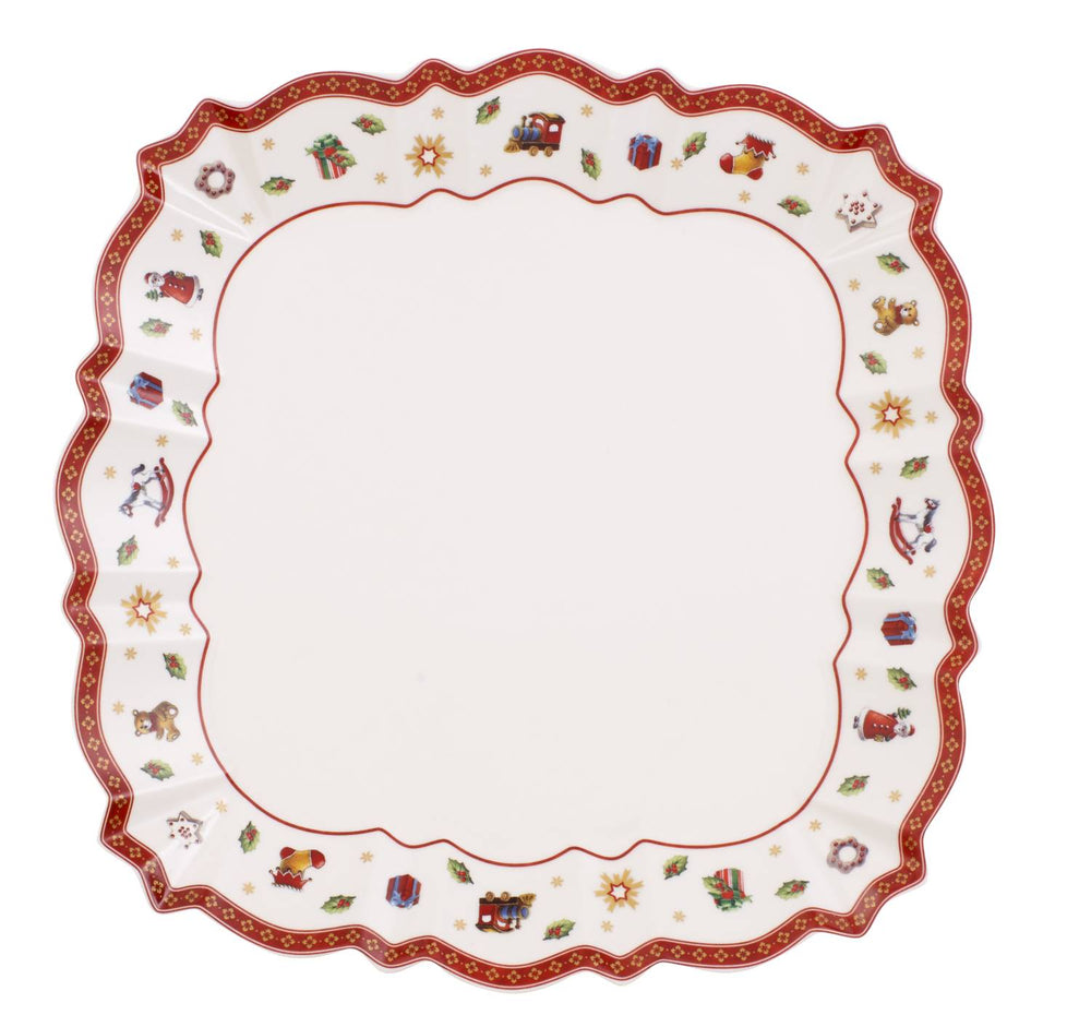 Villeroy & Boch Serveerschaal Toy's Delight - Wit - 26 x 26 cm