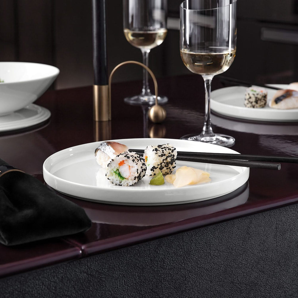 Villeroy & Boch Serviesset La Boule - Wit 7-delig / 2 personen - 2x kom, 2x schaal, 2x universeel bord, 1x serveerschaal
