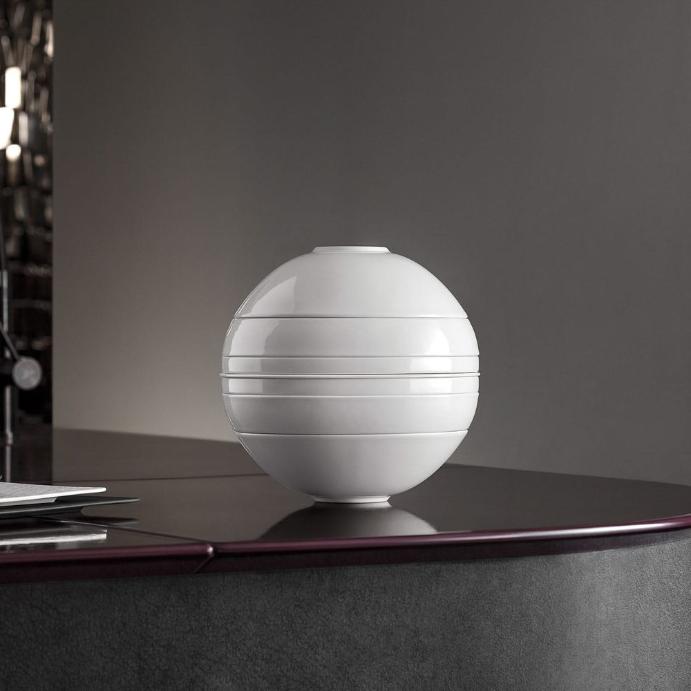 Villeroy & Boch Serviesset La Boule - Wit 7-delig / 2 personen - 2x kom, 2x schaal, 2x universeel bord, 1x serveerschaal