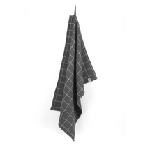 Walra Keukenhanddoek Cubes Off Black 50 x 70 cm