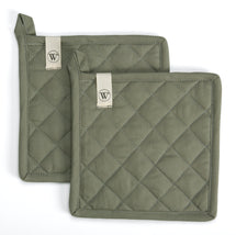 Walra Maniques Cook and Trial Army Green 20 x 20 cm - 2 Pièces