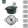 Cocotte Westinghouse Performance Gracious Green - ø 24 cm / 4,5 litres