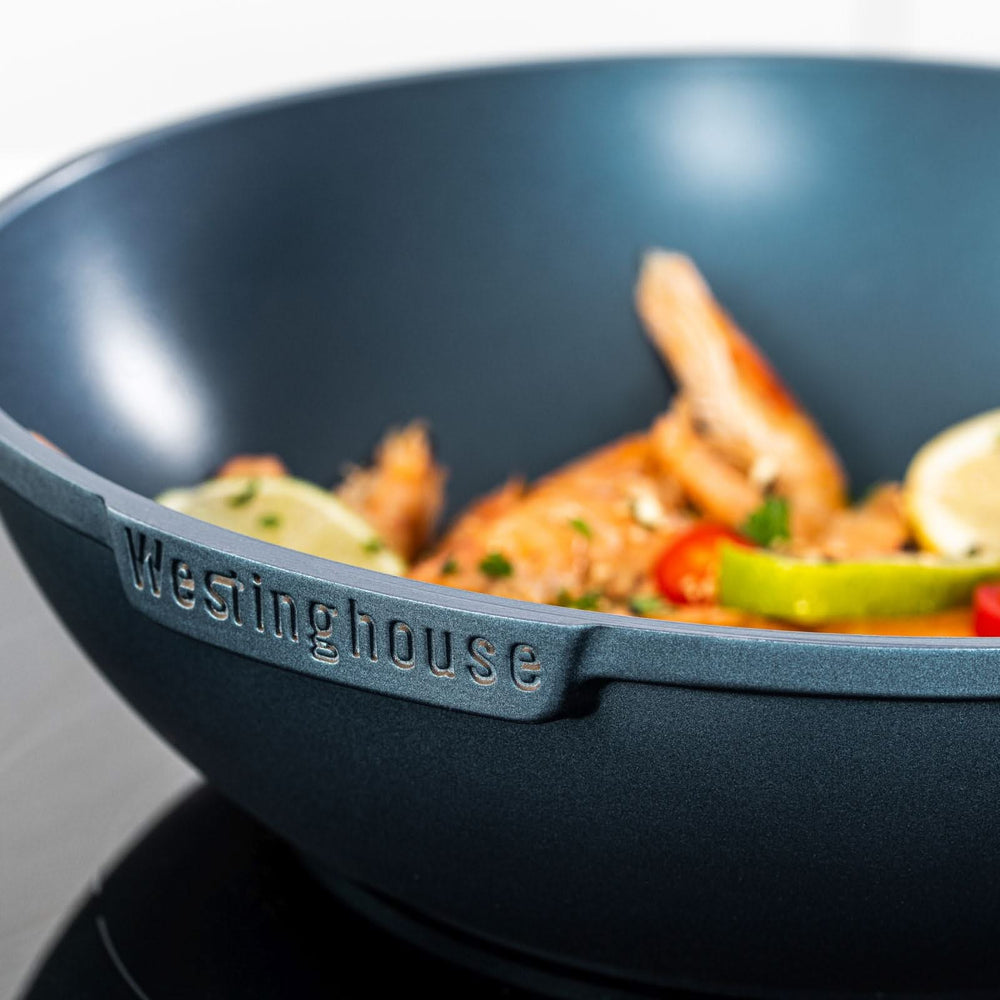 Westinghouse Wok Pan Performance - Bravery Blue - ø 28 cm - revêtement antiadhésif standard