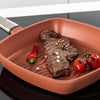 Westinghouse Grillpan Performance - Rebel Red - 28 x 28 cm - standaard anti-aanbaklaag