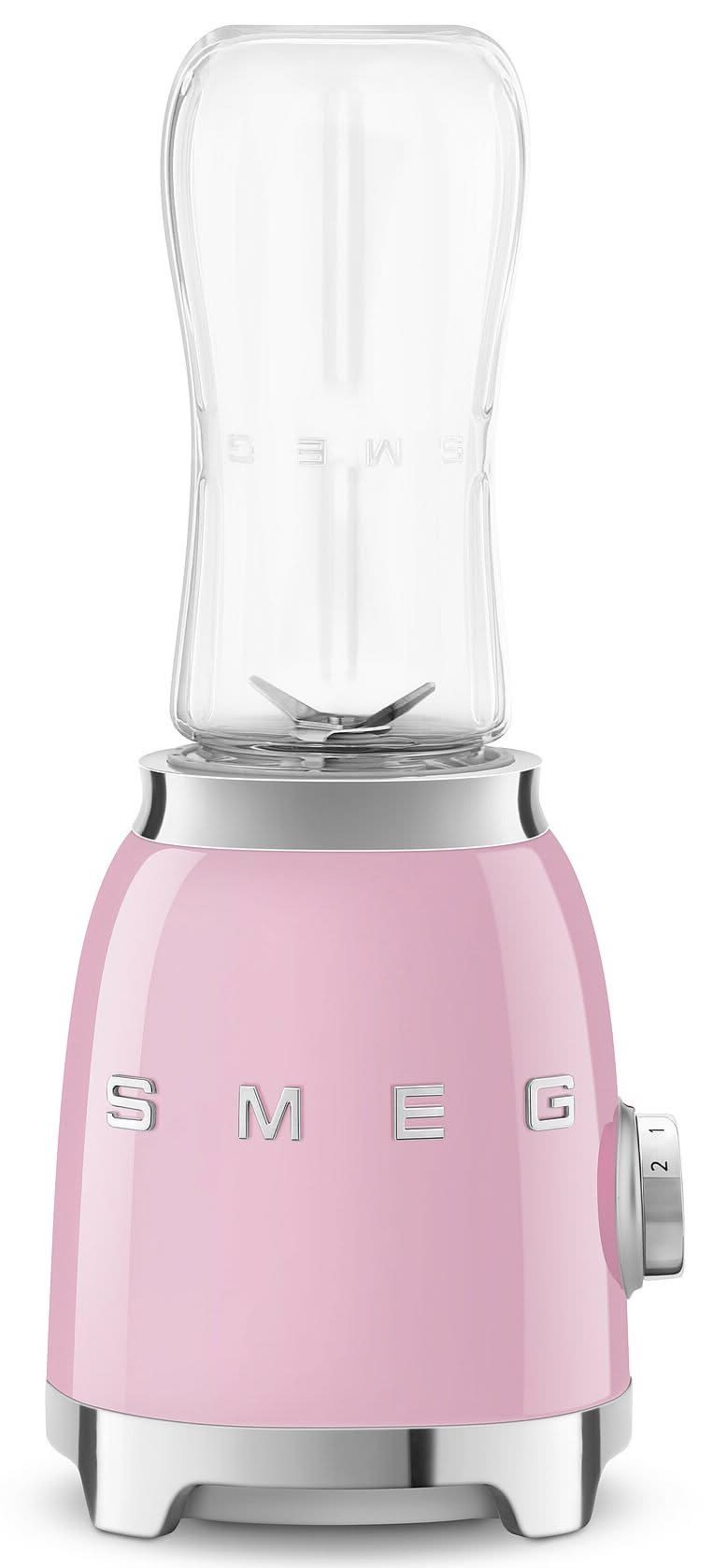 SMEG Smoothie Blender - compact - Roze - 600 ml - PBF01PKEU