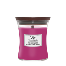 WoodWick Geurkaars Medium Wild Berry & Beets - 11 cm / ø 10 cm