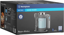 Westinghouse Handmixer Retro Collections - 6 standen - blauw - WKHM250BU