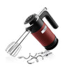 Westinghouse Handmixer Retro Collections - 6 standen - cranberry red - WKHM250RD