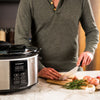 Westinghouse Slowcooker - pot en céramique amovible - acier inoxydable - 6 litres - WKSC65