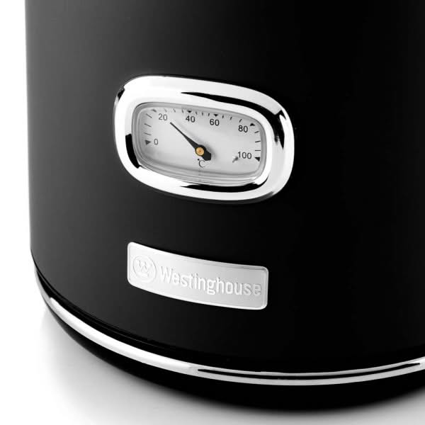 Westinghouse Kettle Retro Collections - 2200 W - noir réglisse - 1,7 litre - WKWKH148BK